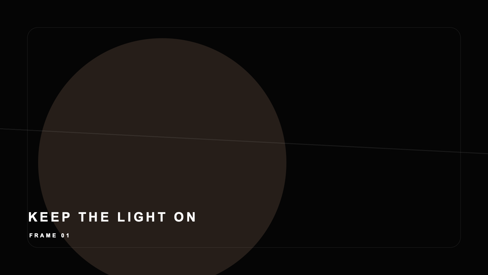 Still frame from Keep the Light On